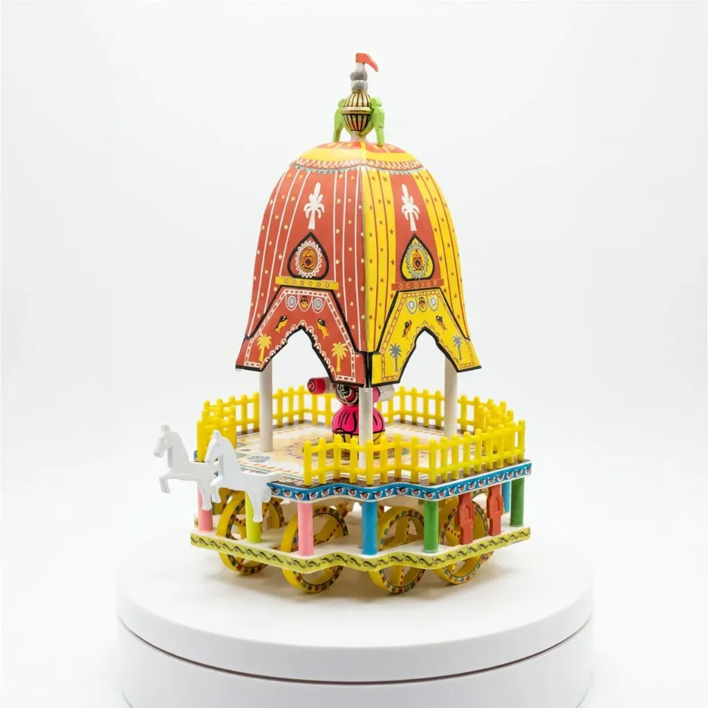 Mini Rath - Nandighosh 10" height
